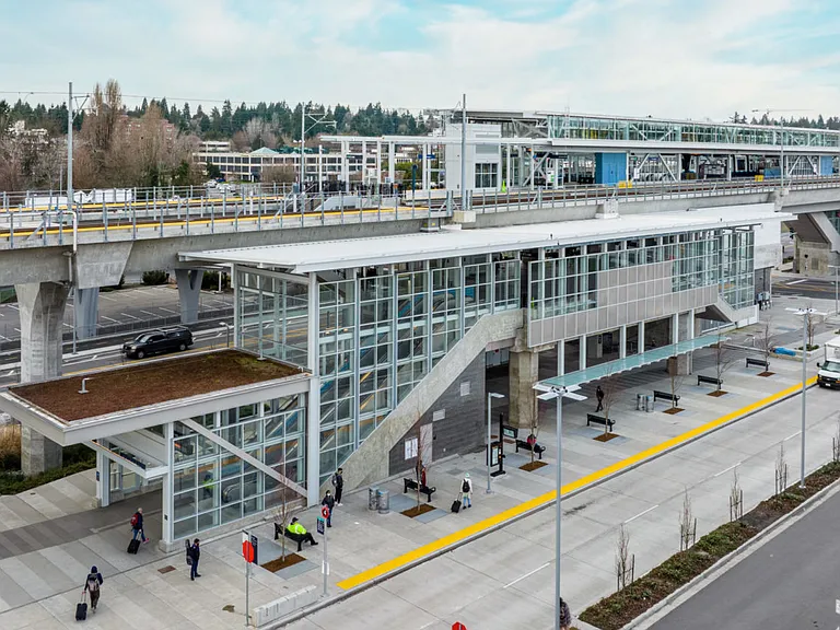 Northgate light rail station is 1.6 miles