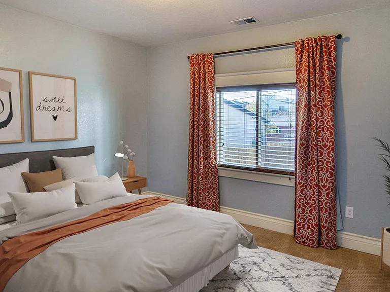 Bedroom 5. This image shows a virtually furnished space. Bedrooms come unfurnished.