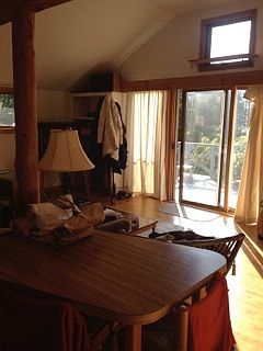 looking toward back deck