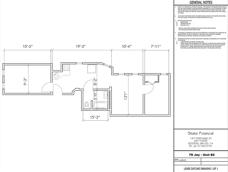 2 bed, 1.0 bath, $3,770 — Photo 1