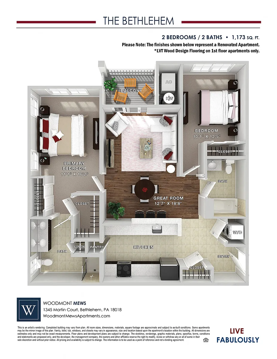 Floor plan The Bethlehem