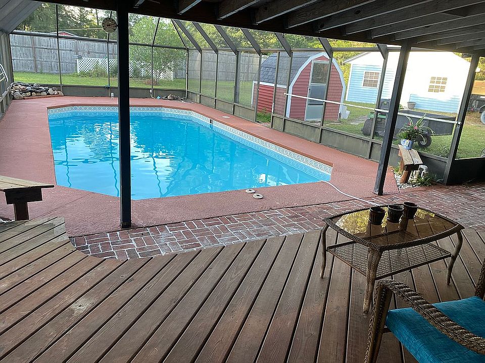 View from kitchen door