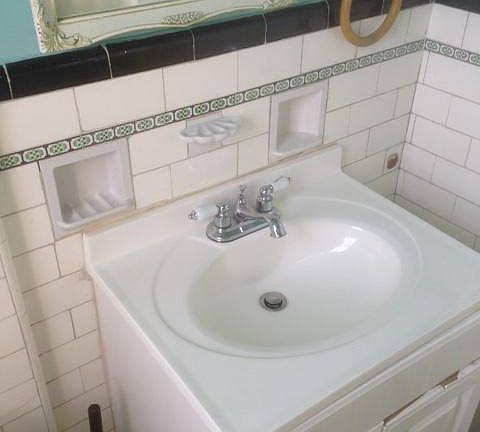vanity in bath