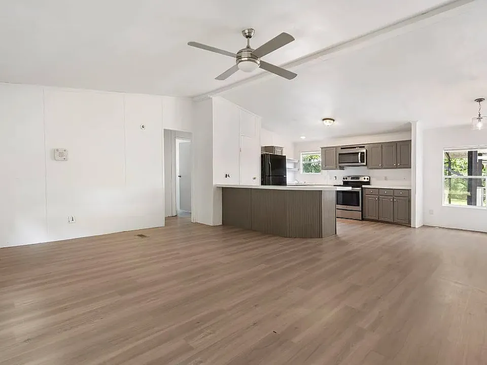 Spacious, Open Concept, Living Room and Kitchen