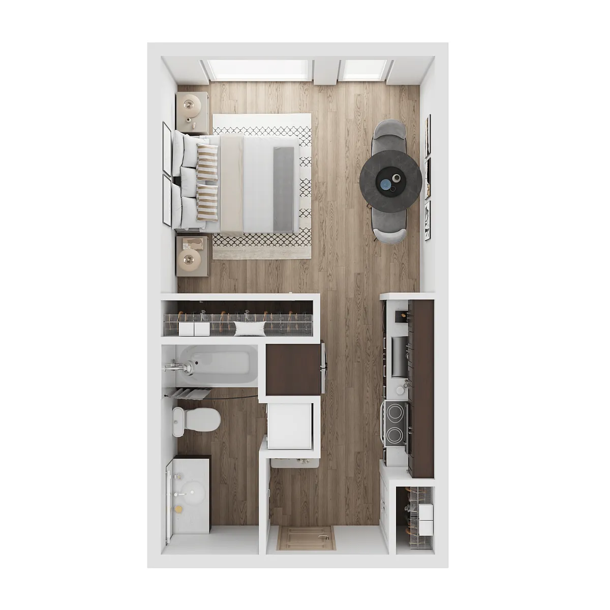 Floor plan Studio A+