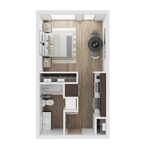 Floor plan Studio A