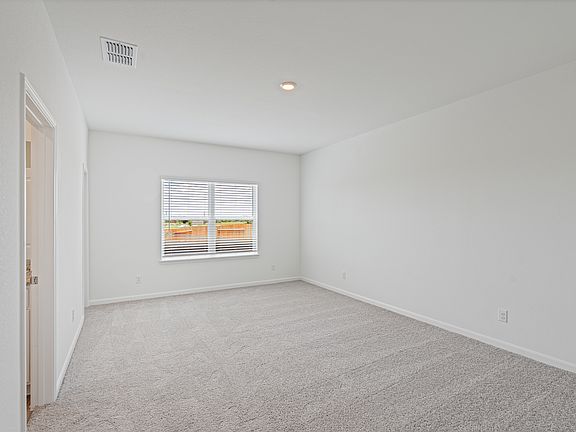 The master retreat has its own bathroom and walk-in closet.