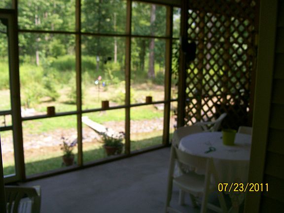 screened back porch