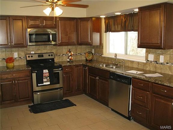 Stainless appliances.