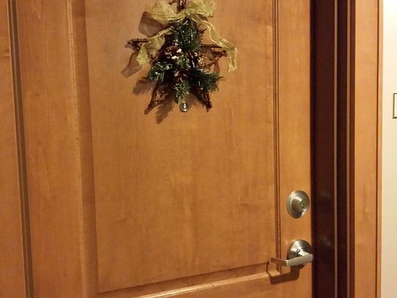 front door to apt. inside secured building