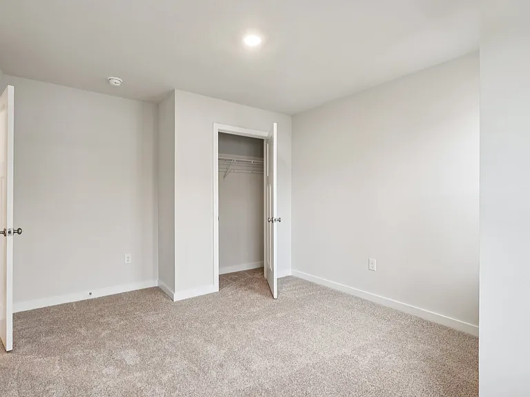 Bedroom 4 - With Dual windows, closet and LED lighting wired for ceiling fan