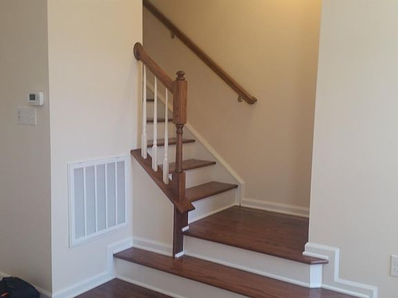Hardwood stair and floors