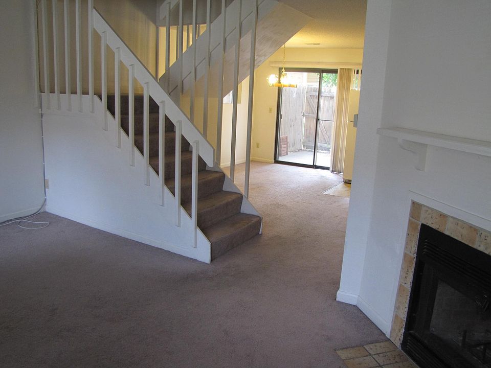 View from living room toward dining area