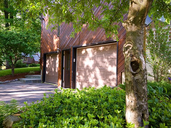 two car garage under