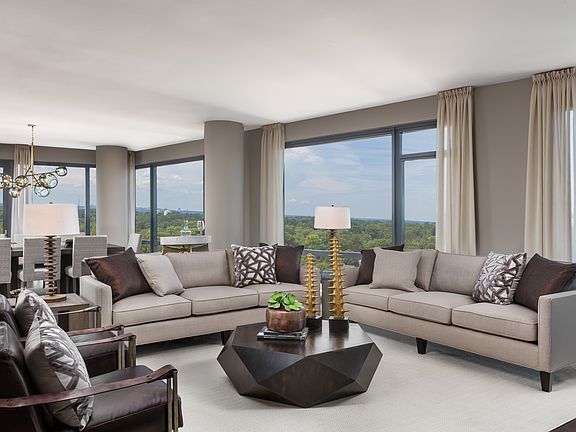 Nearly floor-to-ceiling windows invite abundant natural light and provide you with exquisite views.