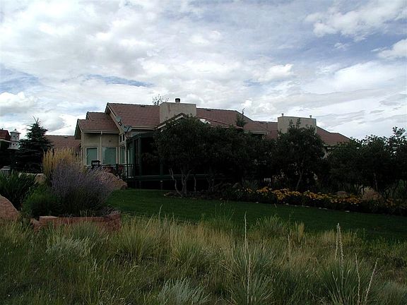 Full back view of the home