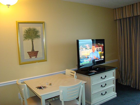 Spacious Living room with flat screen