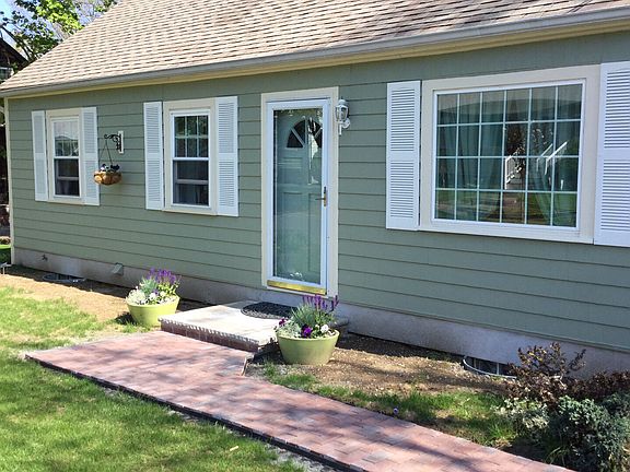New stone walkway and steps.
