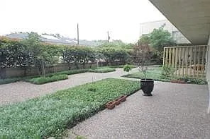 Backyard - private to only a few residents