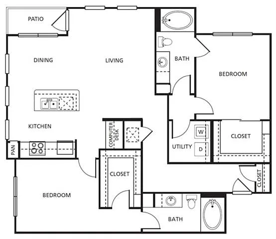 Floor plan D1