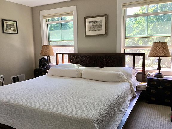 Master bedroom with full bathroom and walk-in closet