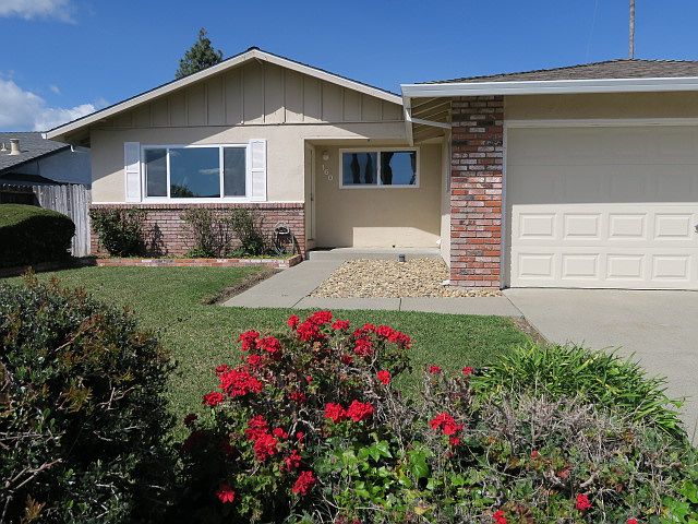 From driveway to house.