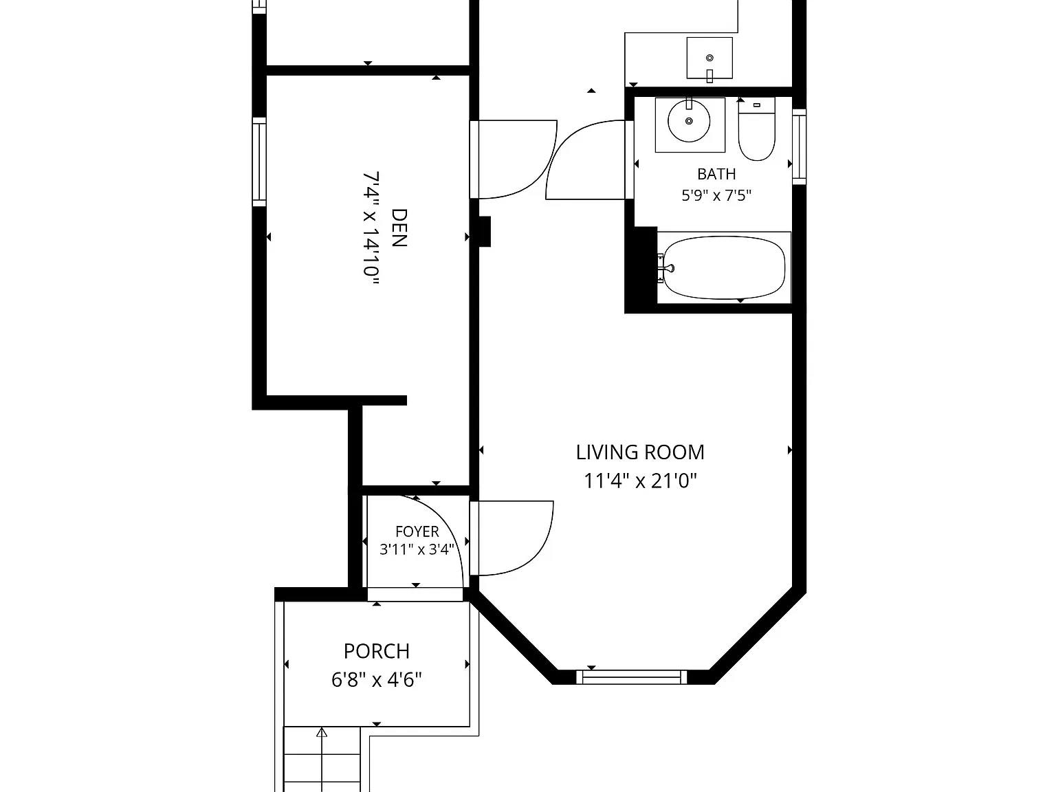 1 bed, 606 sqft, $1,050 — Photo 3