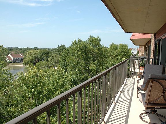Large Balcony Overlooking Pond
