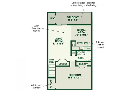 Floor plan Colonnade
