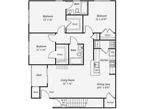 Floor plan C1R