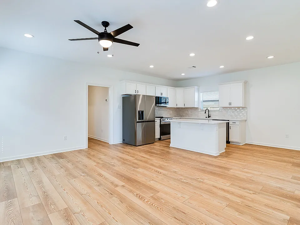 Open concept living rooms