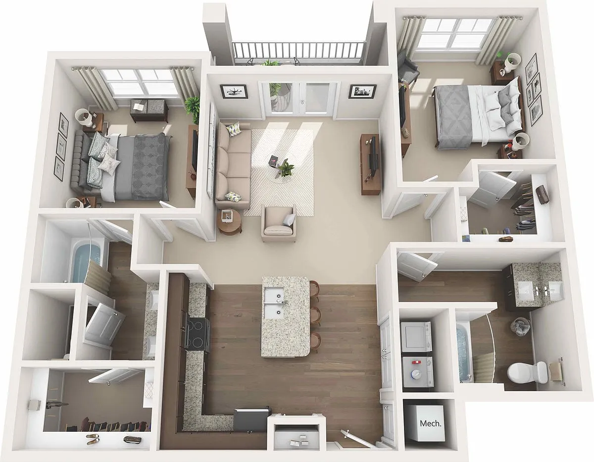 Floor plan Sea Isle ADA