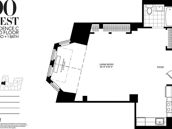 2nd image of 90 West St APT 22c