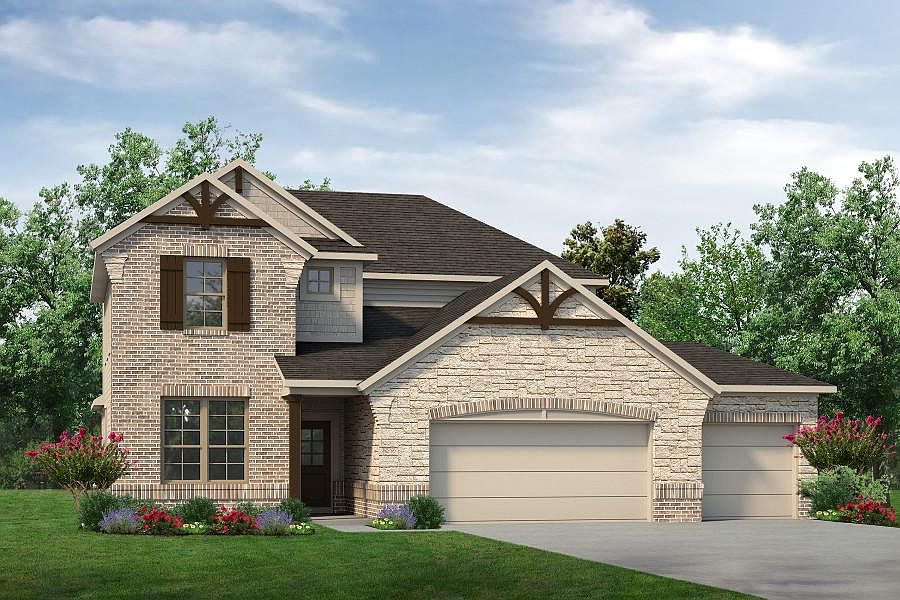 Nueces C- 3 Car Garage