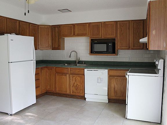 Kitchen with new appliances