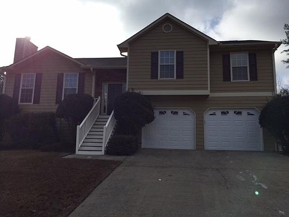 Front Elevation with Two Car Garage