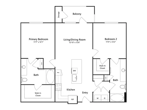 Floor plan B1