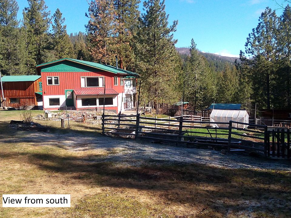 South-facing view of home