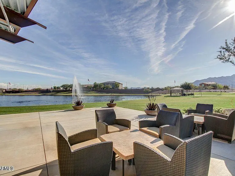 Seating with Lake View at Recreation Center
