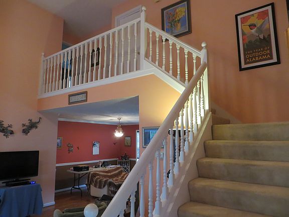 From inside front entry