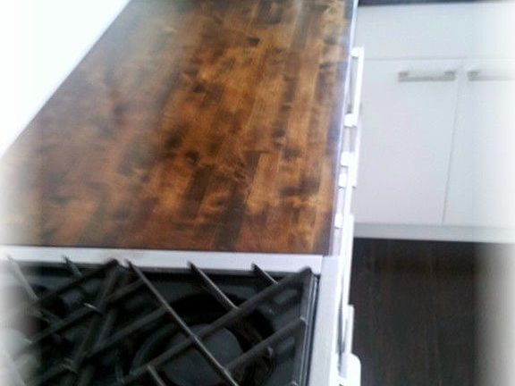 Butcher block countertops