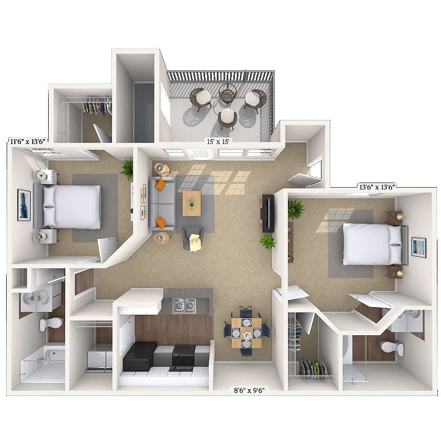 Floor plan The Reynolds