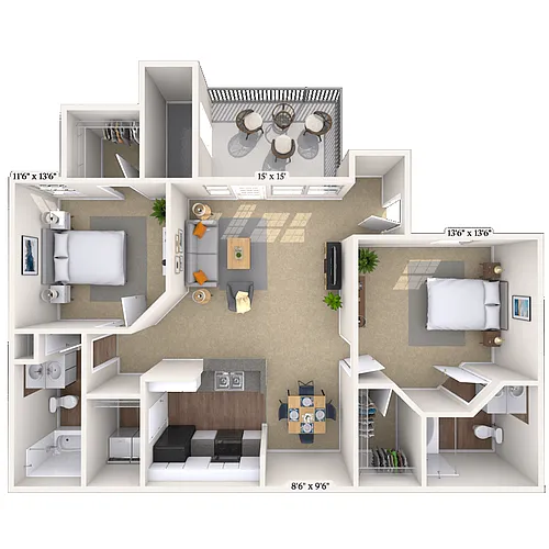 Floor plan The Reynolds