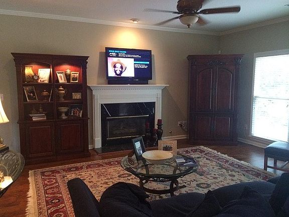 Family Room with gas fireplace
