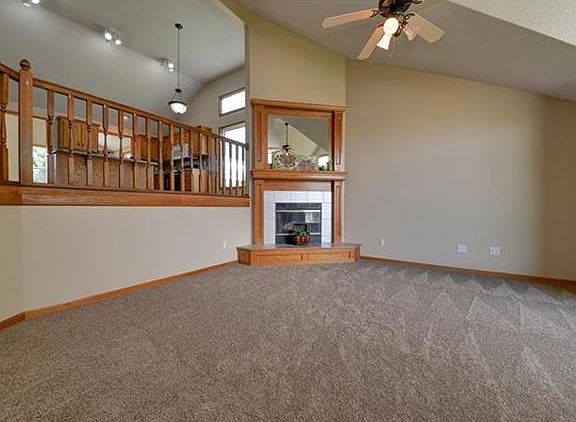 Nice Woodwork Around The Fireplace