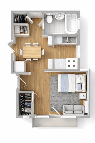 Floor plan Studio