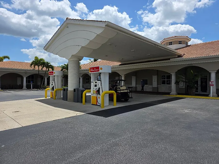 Village Walk Shell Gas Station; offers discount gas with enrollment.