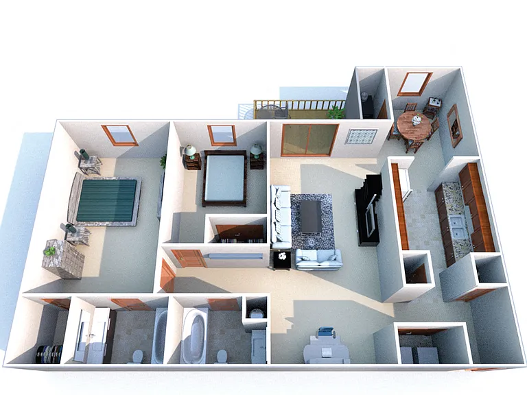 Four Worlds Apartments — Photo 102
