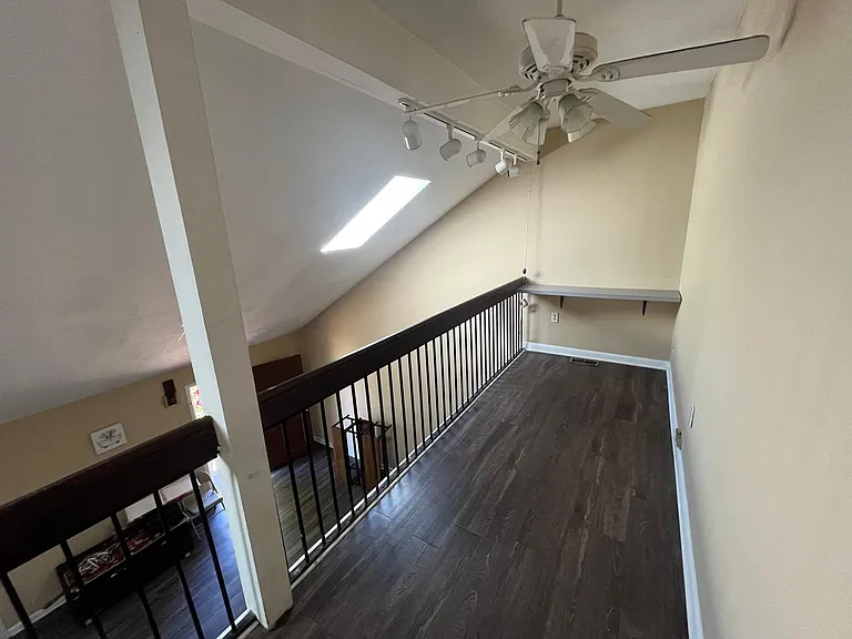 Attic/Den Bed overlooking Living room down