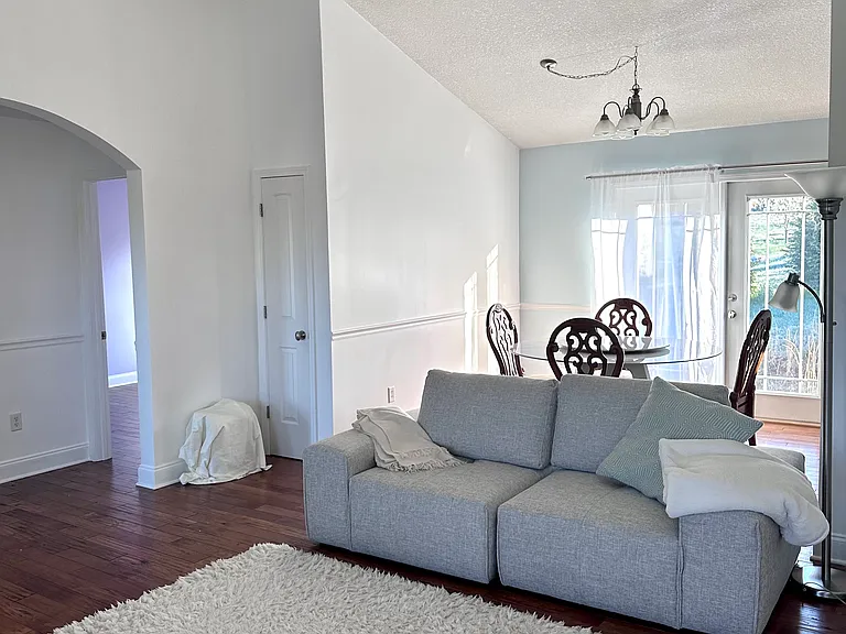 Current paint in the main living room space. The space will be unfurnished.